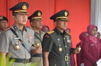 Danrem 043 Ucapkan Selamat Kepada Para Bintara dan Tamtama Remaja Polri Baru 